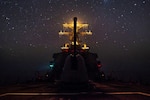 The guided-missile destroyer USS Gonzalez transits the Gulf of Aden, June 1, 2016. The ship is supporting Operation Inherent Resolve, maritime security operations and theater security cooperation efforts in the U.S. 5th Fleet area of operations. 