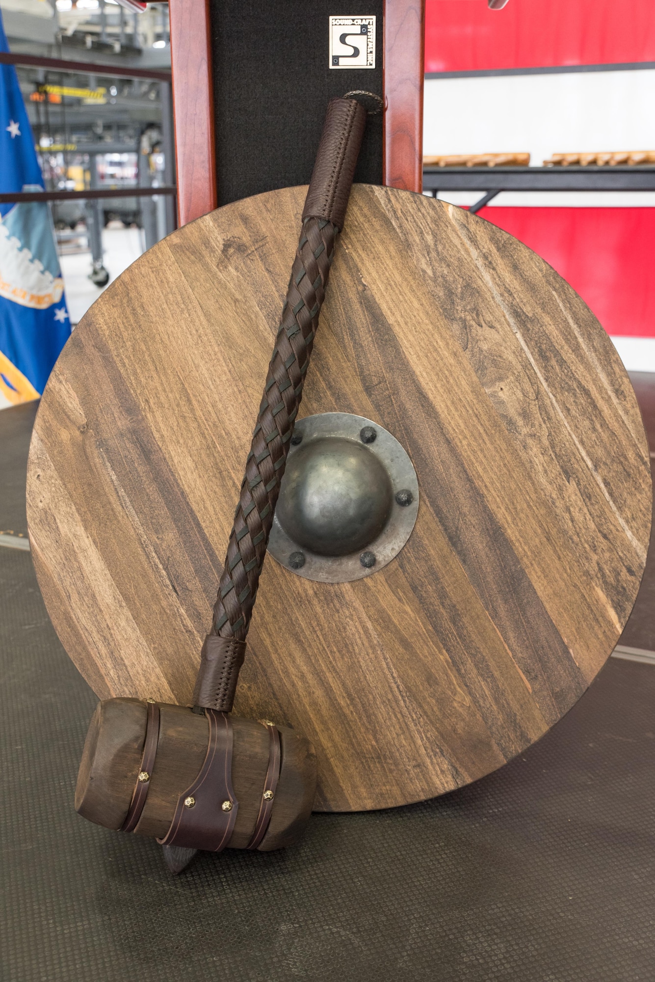 The newly created and very recently coveted, "Viking Hammer. " (U.S. Air Force photo by Master Sgt. Eric Amidon)