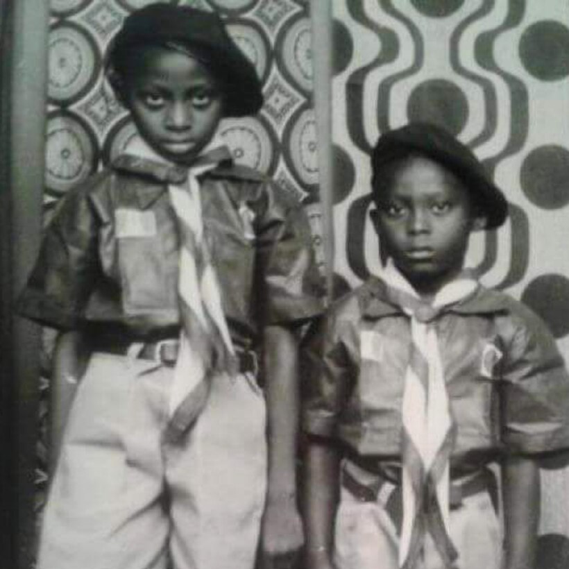 As kids, Staff Sgt. Olorunyomi Martins (right) and his older brother participated in the Boy Scouts. It was a way to wear a military-like uniform and feel big and strong like the Americans in the war movies they would watch.