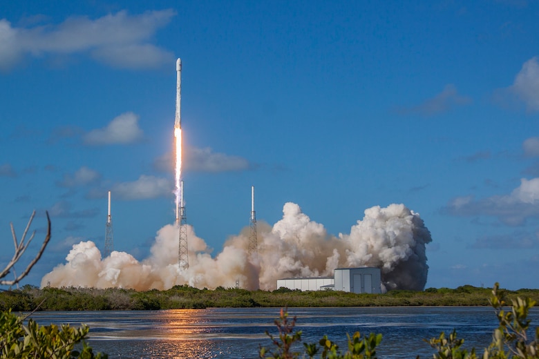 The U.S. Air Force’s 45th Space Wing supported the successful SpaceX Falcon 9 THAICOM-8 launch May 27, 2016, at 539 p.m. ET from Launch Complex 40 at Cape Canaveral Air Force Station, Florida. (Courtsey photo by SpaceX)