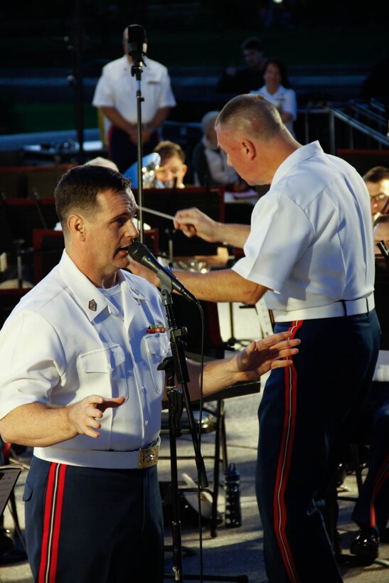 On June 8, 2016, the Marine Band performed a concert at the U.S. Capitol featuring works by Sousa, Copland, and more. (U.S. Marine Corps photo by Staff Sgt. Rachel Ghadiali/released)