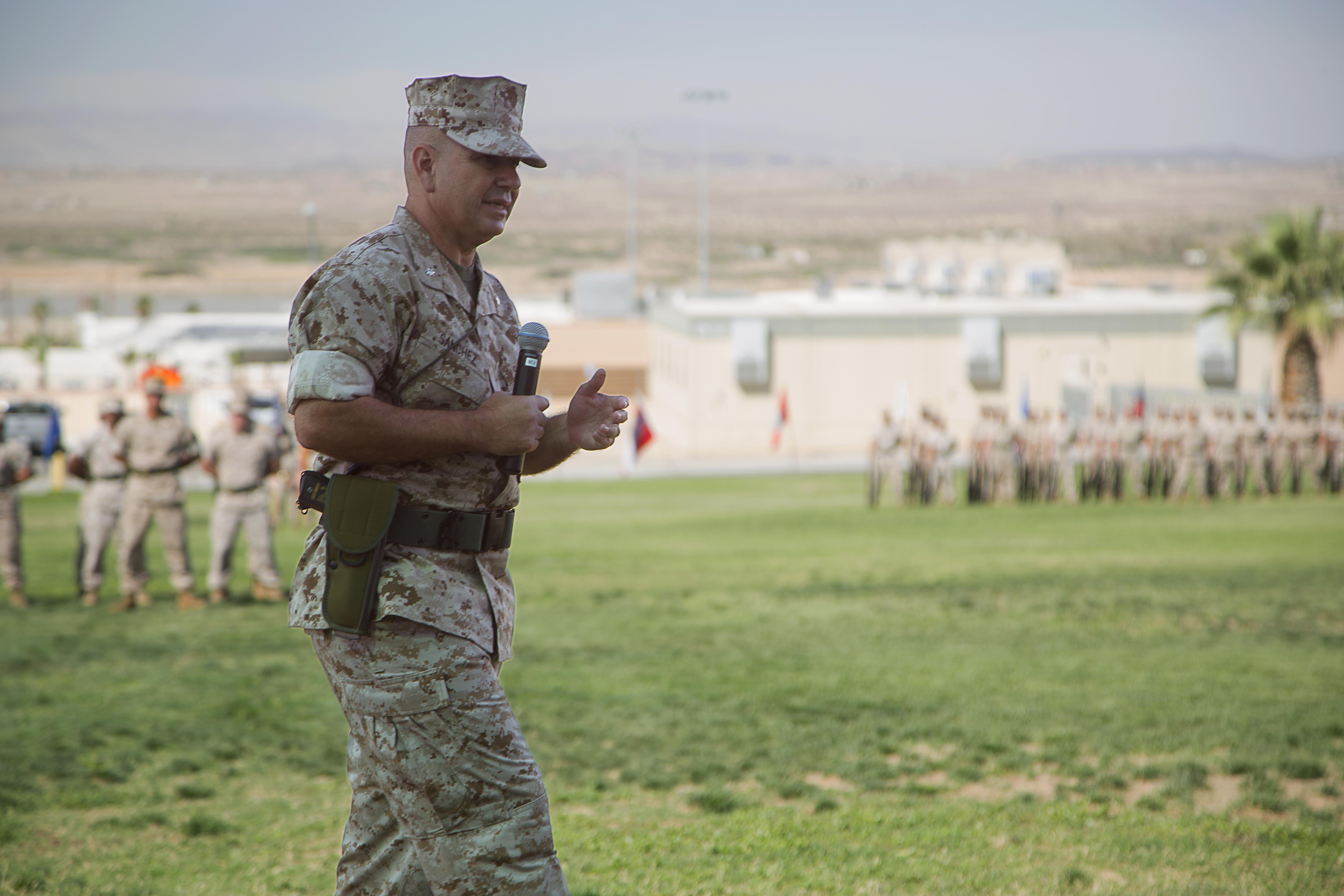 HQBN holds change of command > Marine Corps Air Ground Combat Center