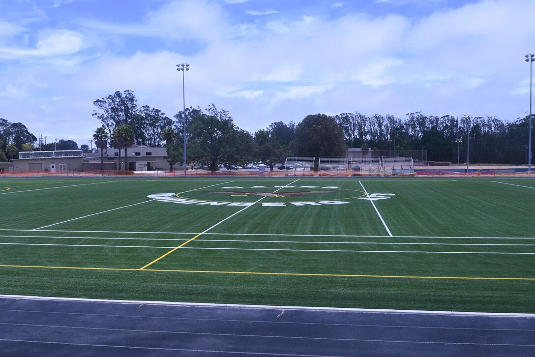 Vandenberg installs artificial turf athletic field