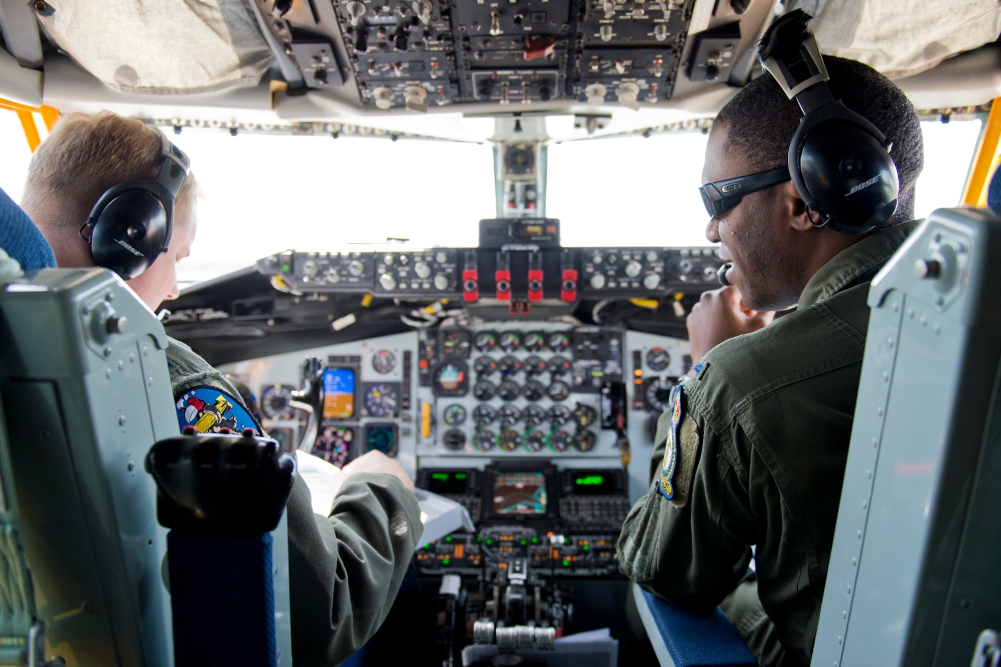 Capt. Norman Popp (left) and 1st Lt. Zico Bruce, 100th Air Refueling Wing KC-135 Stratotanker pilots, prepare for take off before a refueling mission over the Baltic Sea during Baltic Operations 2016, June 9, 2016, Powidz Air Base, Poland. (U.S. Air Force photo/Senior Airman Erin Babis)
In its 44th year, BALTOPS 16 is a multinational maritime exercise taking place in Estonia, Finland, Germany, Poland, Sweden and throughout the Baltic Sea. (U.S. Air Force photo/Senior Airman Erin Babis)