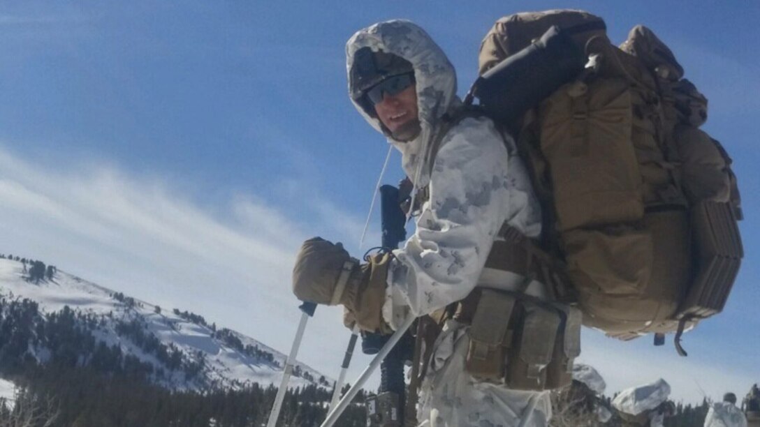 Capt. Jason Grimes, a UH-1Z Cobra pilot with Marine Light Attack Squadron 369 from Hibbing, Minnesota, is the first pilot to complete the Aviator Immersion Program in Bridgeport, California. Grimes completed the training with 2nd Battalion, 4th Marine Regiment and 2nd Battalion, 5th Marine Regiment.