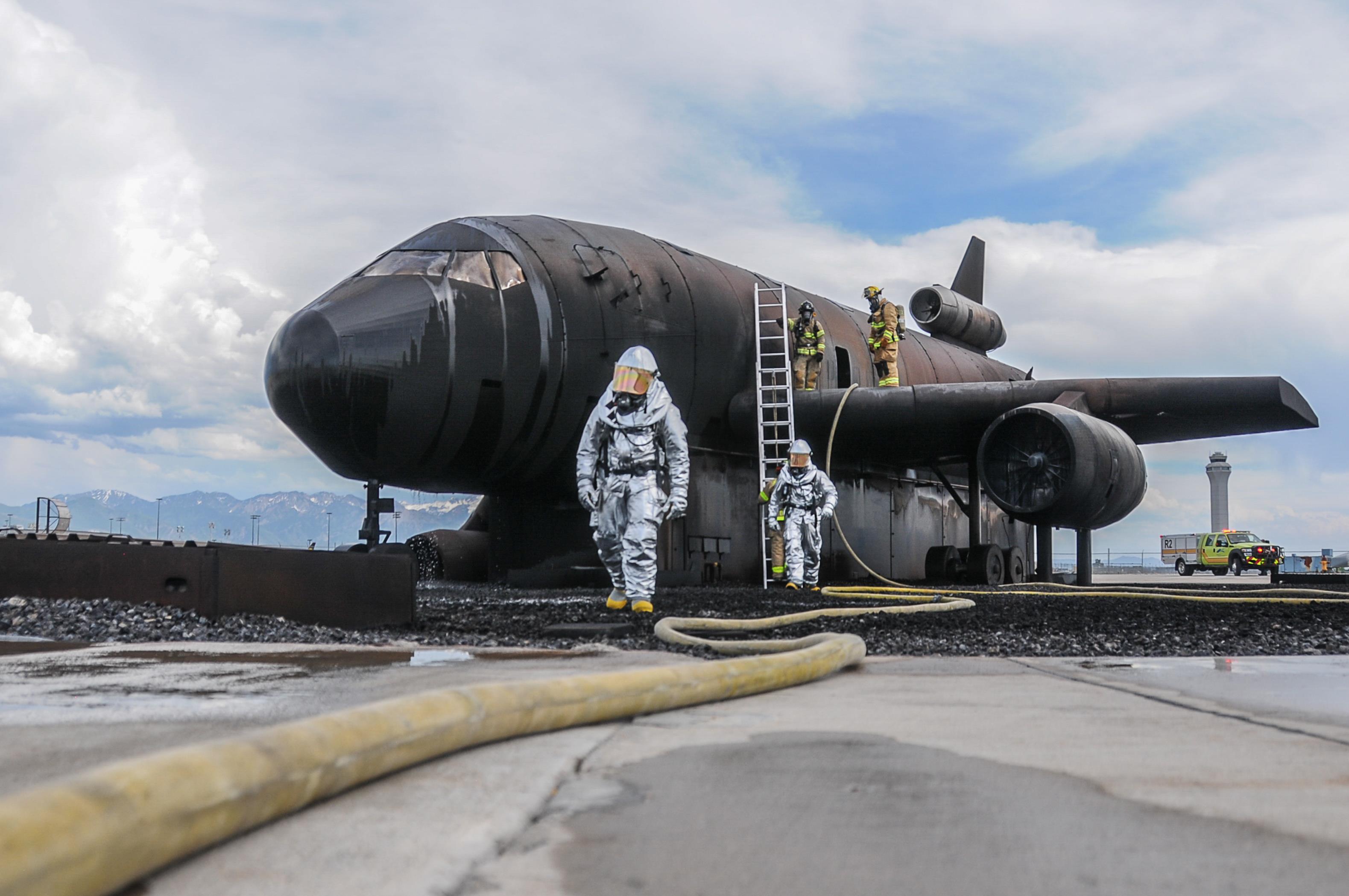 Utah Air National Guard firefighters train on stateoftheart fire