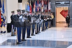 Members of the U.S. Army Silent Drill Team spin bayonet-tipped Springfield M1903 rifles in the 241st Army Birthday celebration at McNamara Headquarters Complex June 9.