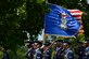 Members of the U. S. Air Force Honor Guard stand at attention during the graveside ceremony for 2nd Lt. Malvin G. Whitfield, Army Air Forces and Air Force veteran, at Arlington National Cemetery, June 8, 2016. Whitfield joined the Army Air Forces in 1943 as a Tuskegee Airman, one of the more than 1,000 African-American pilots who fought in World War II. He died Nov. 19, 2015, at the age of 91. (U.S. Air Force Photo by Tech. Sgt. Joshua L. DeMotts/Released)