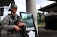148th Fighter Wing Security Forces member, Senior Airman Tyler J. Carlson, poses for a photo at the front gate to the 148th Fighter Wing, Duluth, Minn. June 12, 2016.  A Duluth native, Carlson ensures the safety of base personnel and facilities, a task he takes great pride in. (U.S. Air National Guard Photo by Tech. Sgt. Scott G. Herrington)