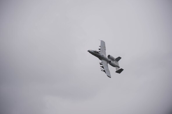 A U.S. Air Force A-10 Warthog from the 354th Fighter Squadron out of Davis-Monthan Air Force Base, Ariz., deployed to Eielson Air Force Base, Alaska, in support of RED FLAG-Alaska 16-2 provides close air support to U.S. Soldiers in the Joint Pacific Alaska Range Complex (JPARC), June 8, 2016. The exercise provides unique opportunities to integrate various forces into joint, coalition and multilateral training scenarios from simulated forward operating bases in the JPARC, which at more than 67,000 square miles is the largest instrumented air, ground and electronic combat training range in the world. (U.S. Air Force photo by Staff Sgt. Shawn Nickel/Released)