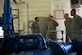 Personnel from the 92nd Civil Engineer Squadron brief Col. Brian McDaniel (center), 92nd Air Refueling Wing commander, about Fairchild’s water reservoir system. The system supplies water to all base personnel to include the military members and base housing facilities. (U.S. Air Force photo/Airman 1st Class Nick J. Daniello)