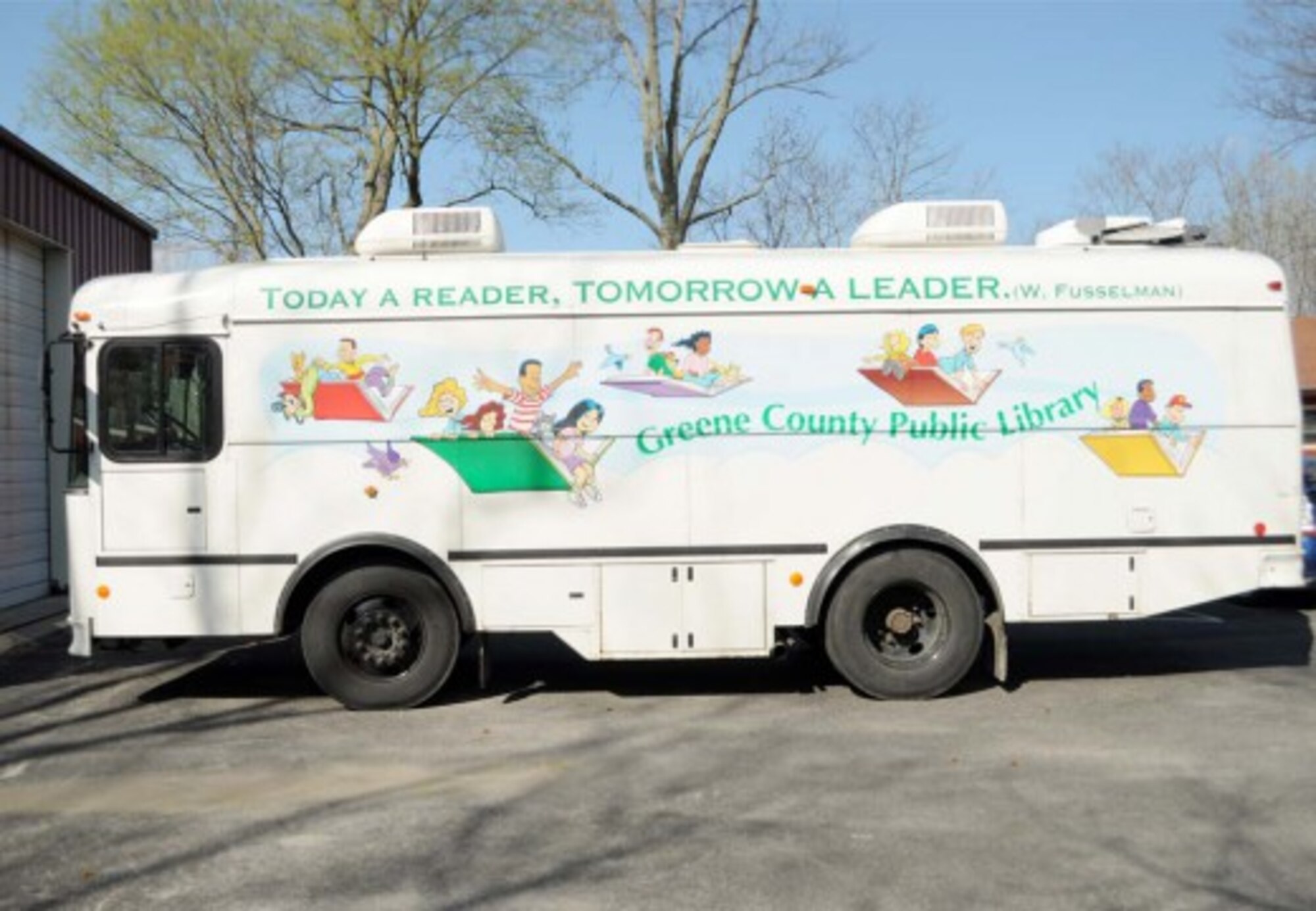 The children's collection and summer reading program can be satisfied through the bookmobile services from the local counties, and at the same time, the families are informed of what the libraries offer. (Contributed photo)