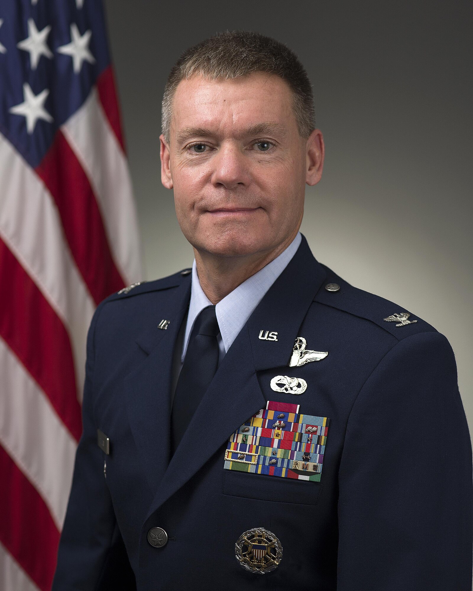 Col. Craig Peters, 940th Air Refueling Wing commander at Beale Air Force Base, California was photographed in the Pentagon on July 2, 2015, Washington, D.C. (U.S. Air Force photo/Jim Varhegyi) 