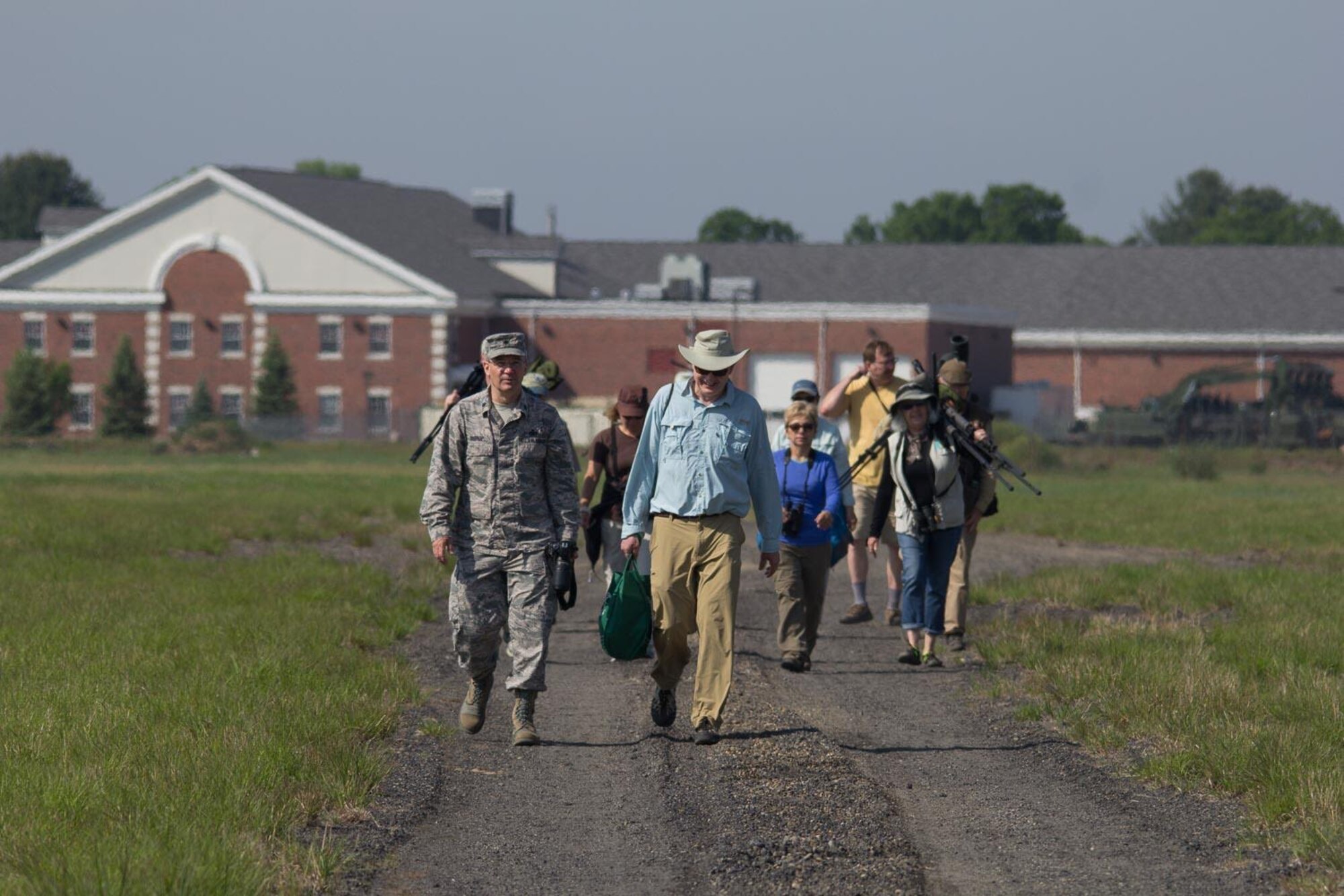 Thirty-six people from three area bird clubs came Saturday to watch something fly in the sky around Westover Air Reserve Base that wasn’t an airplane. 