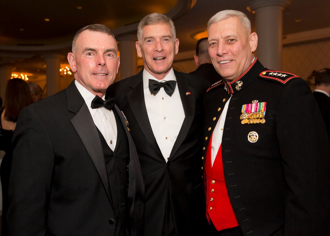 The Assistant Commandant of the Marine Corps, Gen. John M. Paxton Jr., attends the 30th Annual National Capital Area Celebratory Gala for the Marine Corps Scholarship Foundation in Washington, D.C., June 4, 2016. (U.S. Marine Corps photo by Sgt. Tia Dufour/Released)