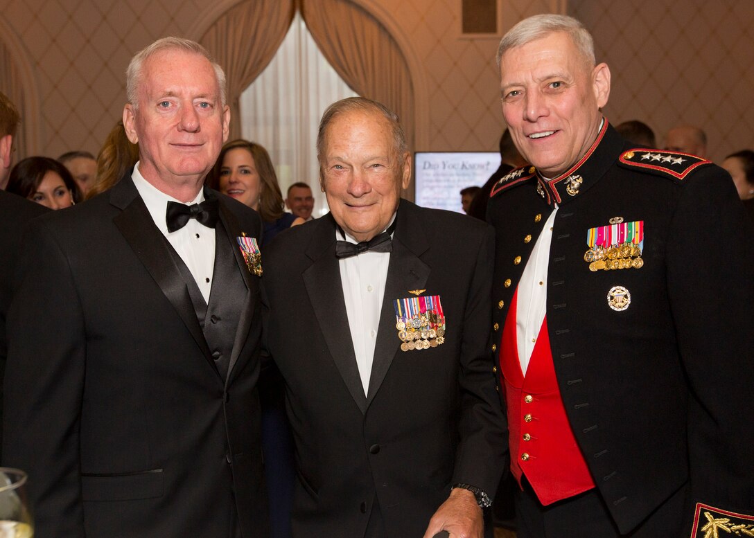 The Assistant Commandant of the Marine Corps, Gen. John M. Paxton Jr., attends the 30th Annual National Capital Area Celebratory Gala for the Marine Corps Scholarship Foundation in Washington, D.C., June 4, 2016. (U.S. Marine Corps photo by Sgt. Tia Dufour/Released)