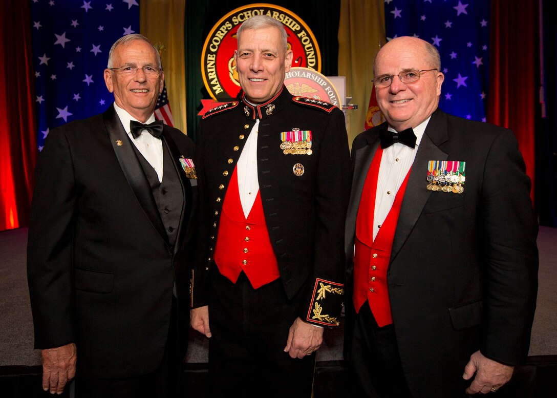 The Assistant Commandant of the Marine Corps, Gen. John M. Paxton Jr., attends the 30th Annual National Capital Area Celebratory Gala for the Marine Corps Scholarship Foundation in Washington, D.C., June 4, 2016. (U.S. Marine Corps photo by Sgt. Tia Dufour/Released)