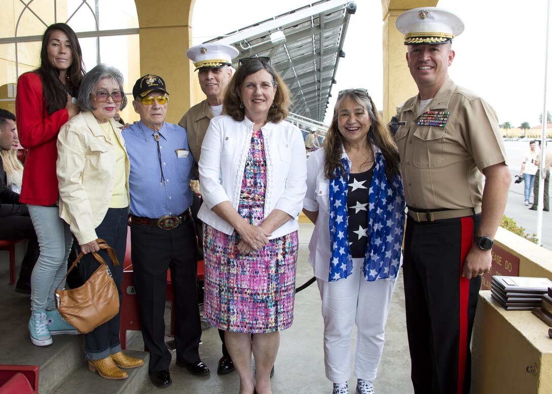 The Assistant Commandant of the Marine Corps, Gen. John M. Paxton Jr., attends the Basic Marine Graduation Ceremony as the parade reviewing officer on Marine Corps Recruit Depot, San Diego, Calif., June 10, 2016. (U.S. Marine Corps photo by Sgt. Tia Dufour/Released)