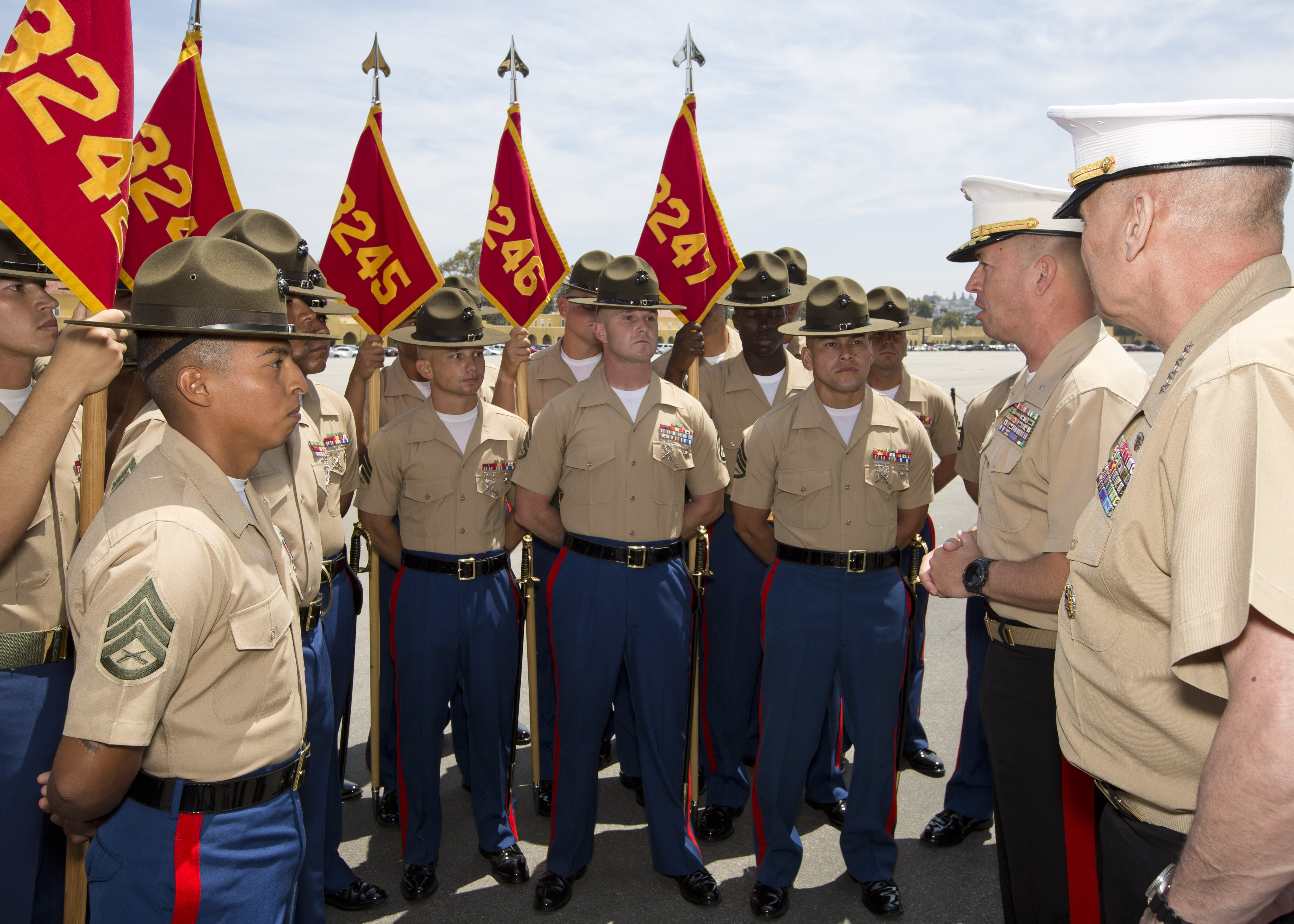 Basic Marine Graduation Ceremony MCRD San Diego