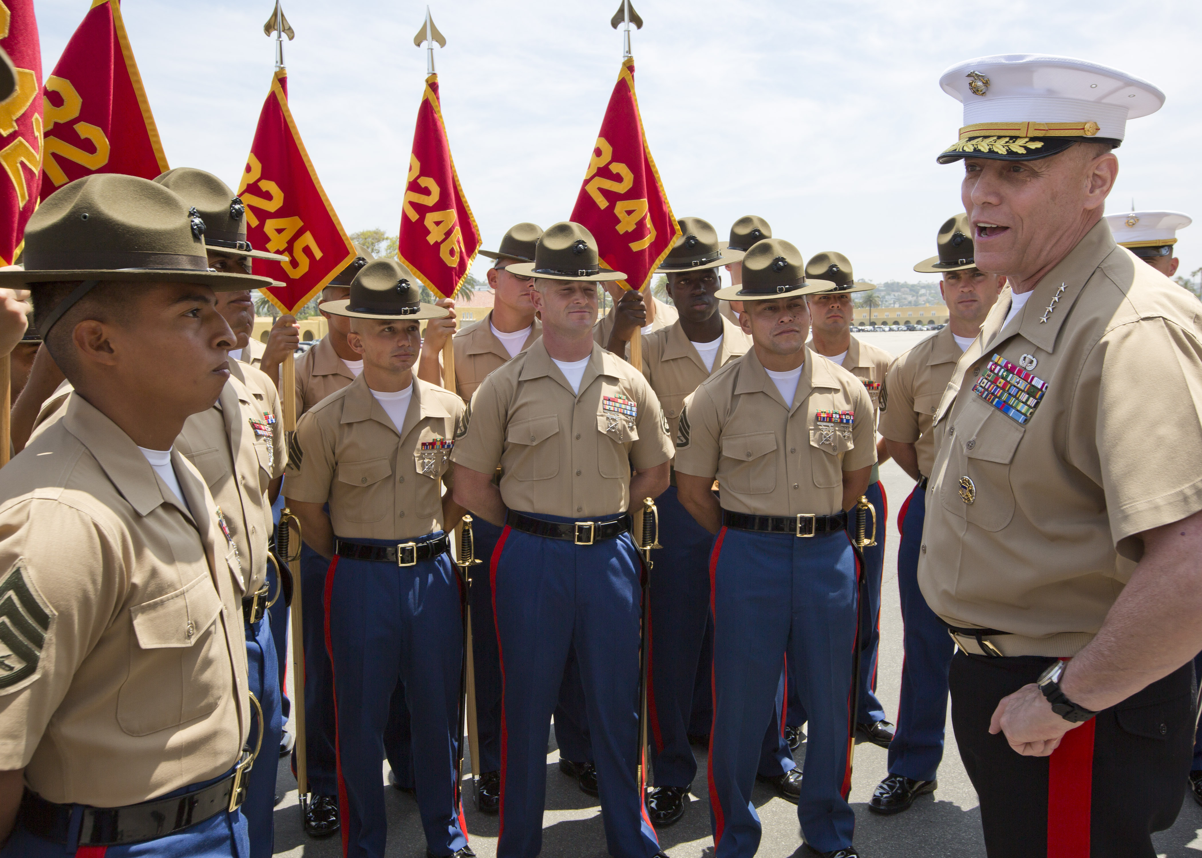 Marine Parents Graduation