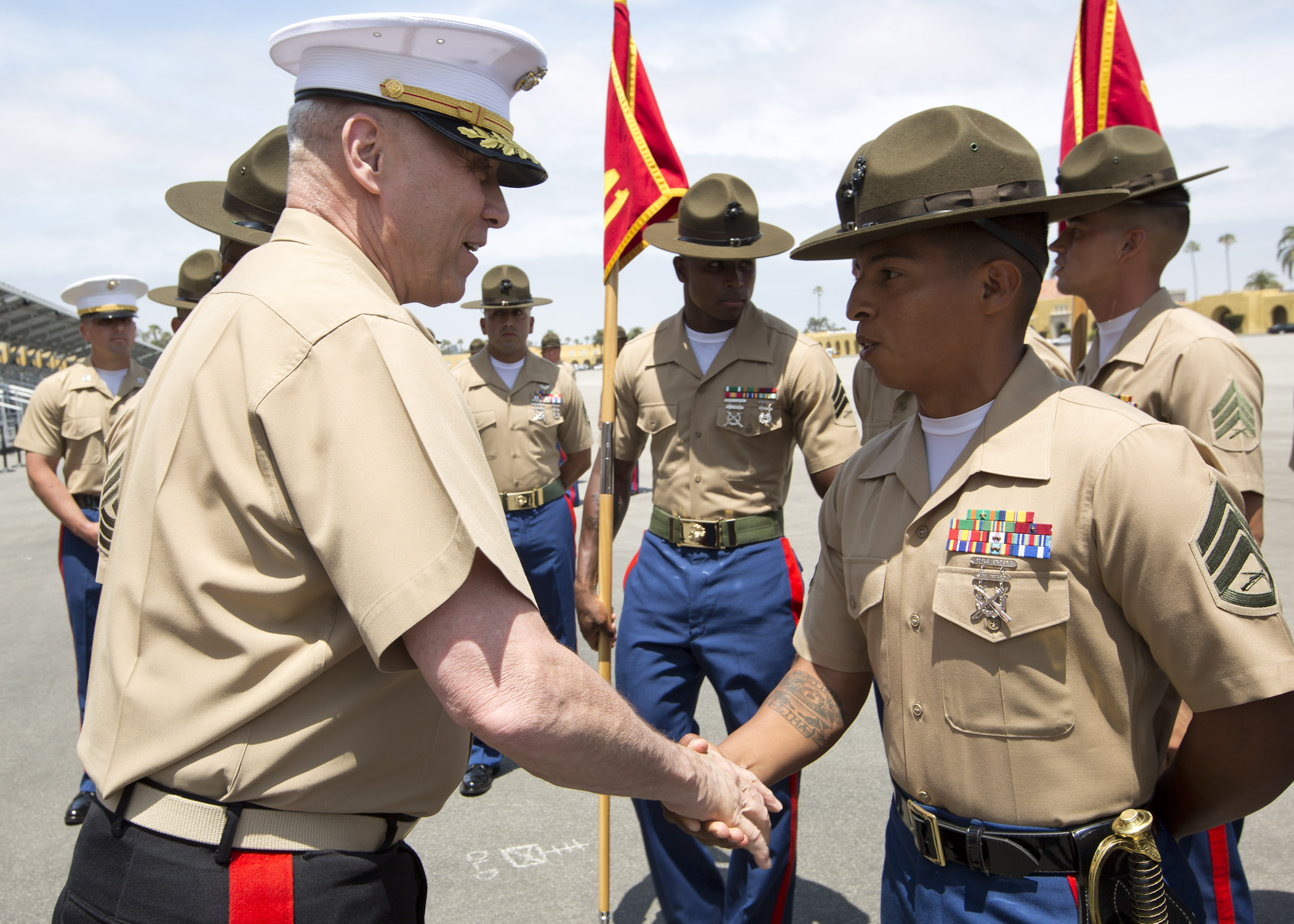 Basic Marine Graduation Ceremony MCRD San Diego