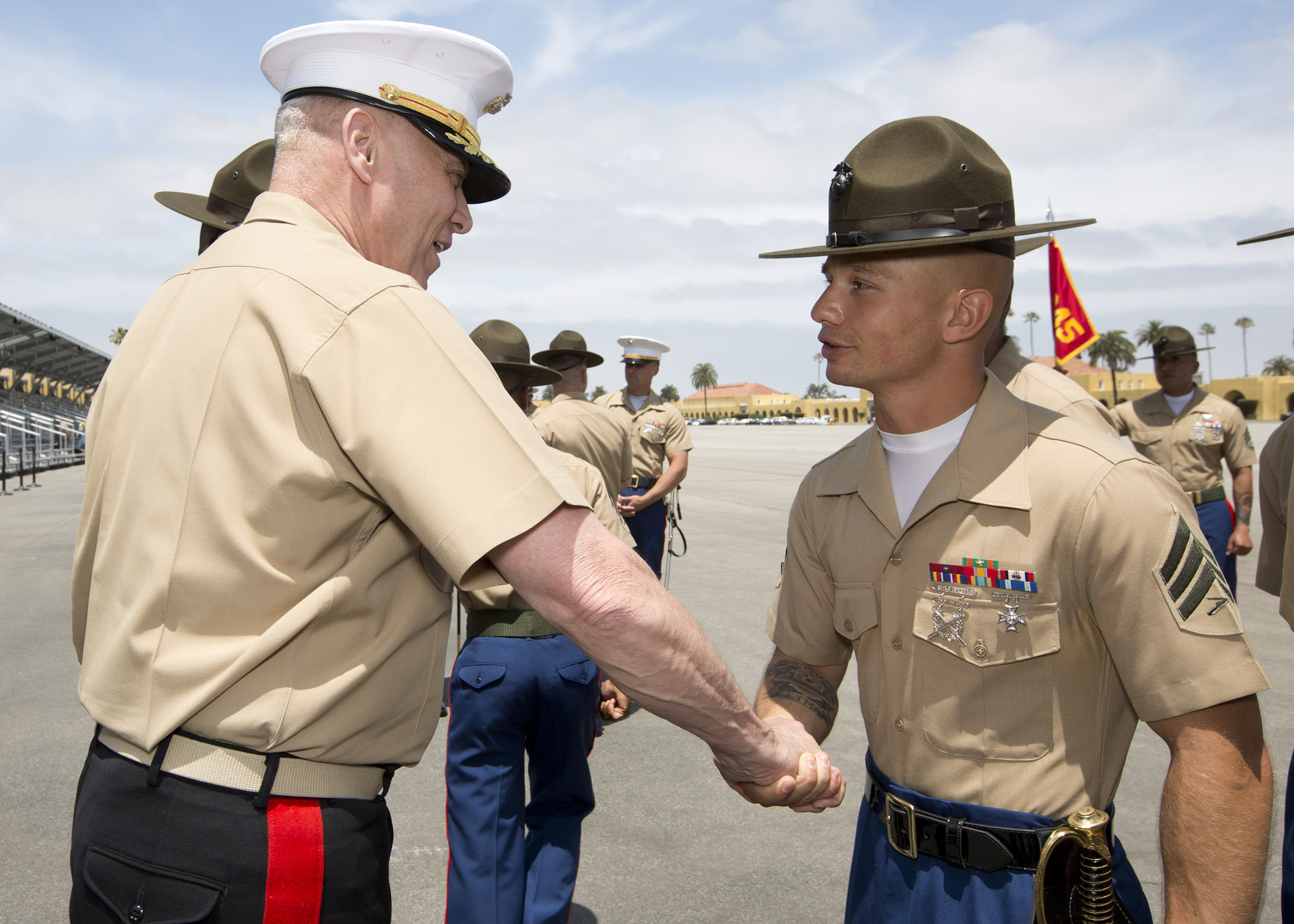 Basic Marine Graduation Ceremony MCRD San Diego