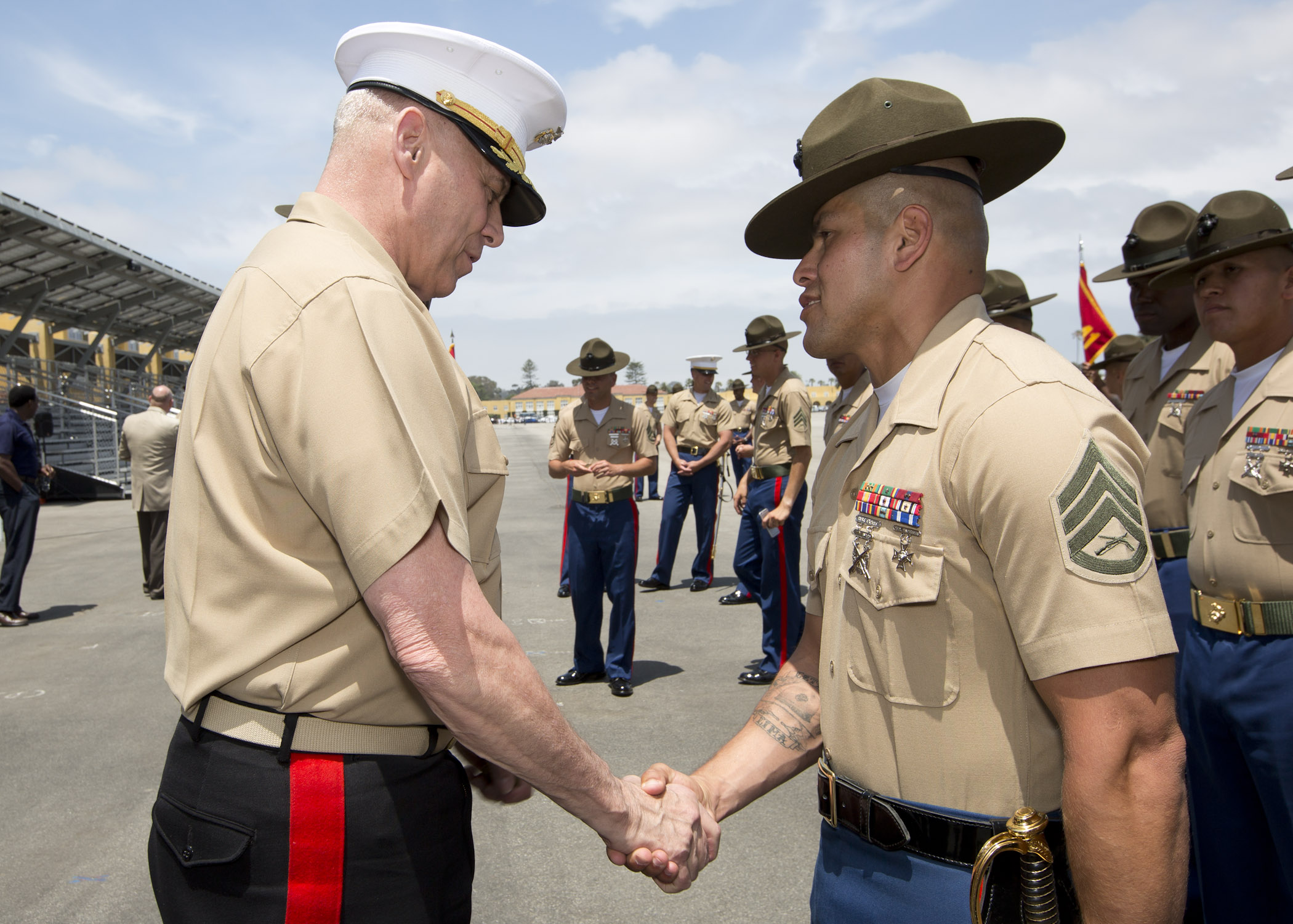 Basic Marine Graduation Ceremony MCRD San Diego