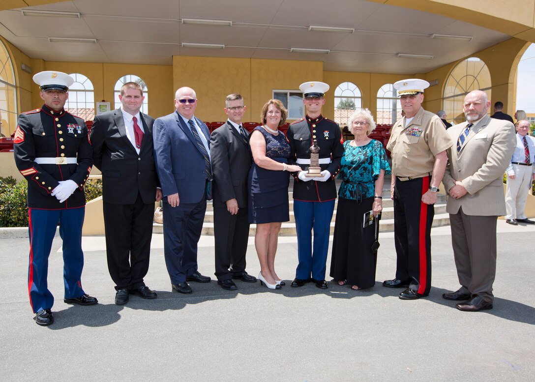 The Assistant Commandant of the Marine Corps, Gen. John M. Paxton Jr., attends the Basic Marine Graduation Ceremony as the parade reviewing officer on Marine Corps Recruit Depot, San Diego, Calif., June 10, 2016. (U.S. Marine Corps photo by Sgt. Tia Dufour/Released)