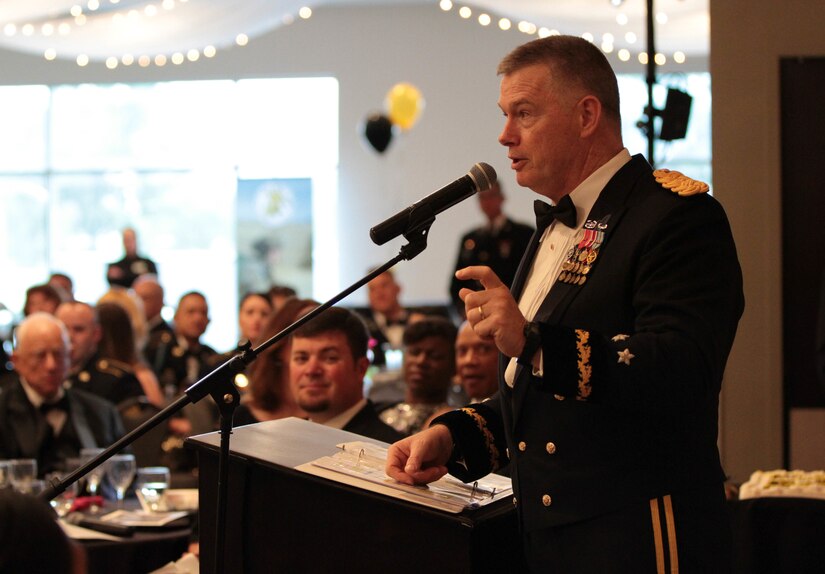 The 76th Operational Response Command (ORC), Commander, Maj. Gen. Ricky L. Waddell, hosted a Utah Army Ball in celebration of the United States Army’s 241st birthday with nearly 300 people in attendance, Saturday, June 11, at the Living Planet Aquarium, Salt Lake City, Utah.