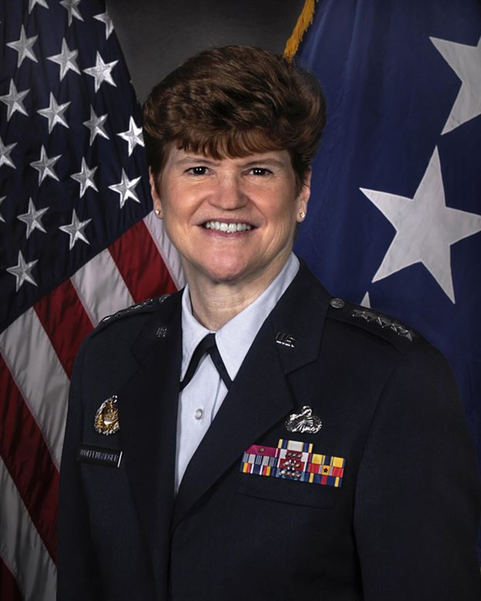 While active duty, Gen. Janet C. Wolfenbarger served as commander of Air Force Materiel Command at Wright-Patterson Air Force Base, Ohio. Wolfenbarger became the first woman to achieve four-star general rank in the Air Force. She retired from military service in 2015 and has been named as the new chairperson of the Defense Advisory Committee on Women in the Services. (U.S. Air Force photo)