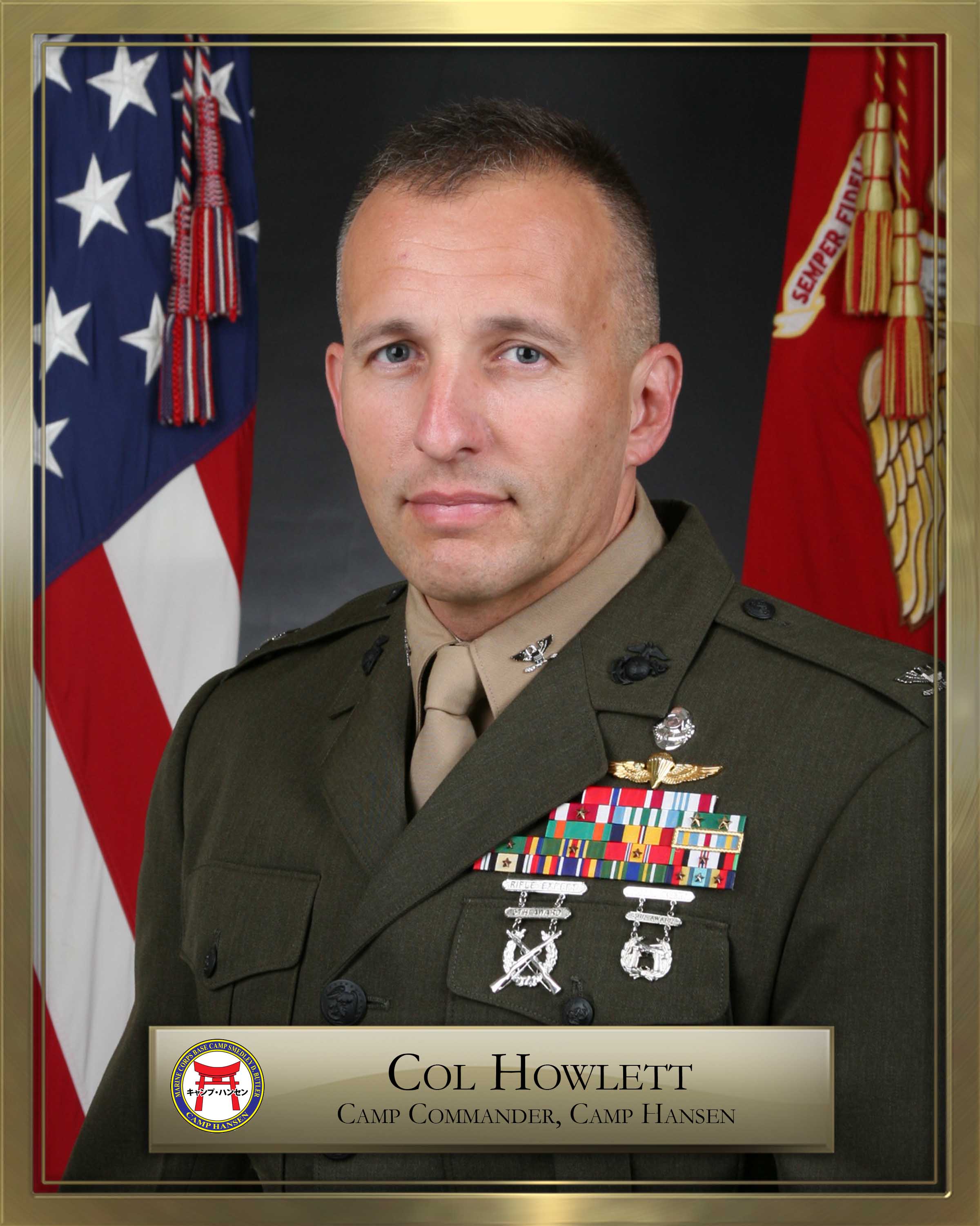 Colonel Brian M. Howlett > Marine Corps Base Camp Butler > Leaders