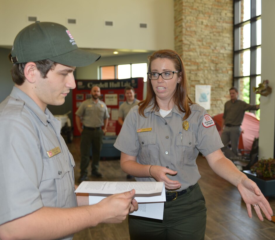 CARTHAGE, Tenn. (Jun. 6 2016) – U.S. Army Corps of Engineers Nashville District park rangers attended a water safety refresher class for new, summer hire and permanent rangers from Cordell Hull, Center Hill, Old Hickory, Cheatham, Lake Cumberland, Laurel, and J. Percy  lakes at the Cordell Hull resource manager’s office.
