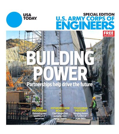 The USACE special edition of USA Today - Building Power - is available online. Huntsville Center is included in an article on page 36.