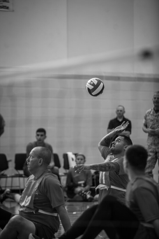 The 18th Sergeant Major of the Marine Corps, Ronald L. Green, attends the 2016 Department of Defense Warrior Games in West Point, NY, June 15, 2016. The games consist of adaptive sports competition for wounded, ill and injured service members and veterans from the United States as well as Great Britain. (U.S. Marine Corps photo by Sgt. Melissa Marnell, Office of the Sergeant Major of the Marine Corps/Released)