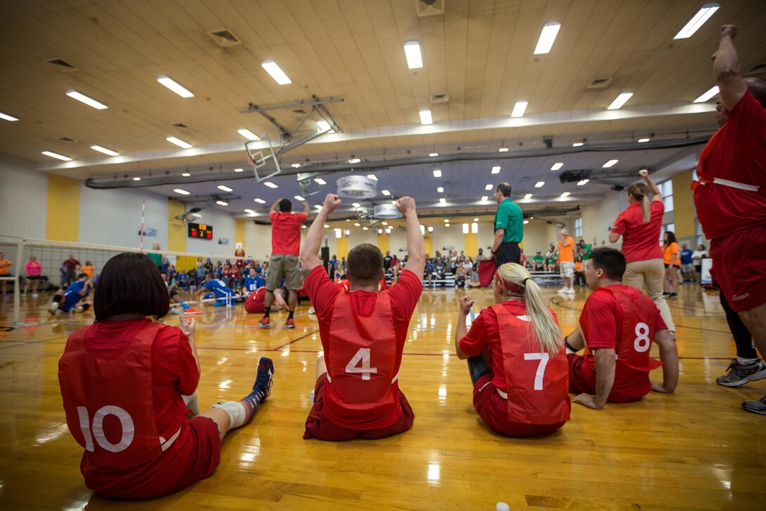 The 18th Sergeant Major of the Marine Corps, Ronald L. Green, attends the 2016 Department of Defense Warrior Games in West Point, NY, June 15, 2016. The games consist of adaptive sports competition for wounded, ill and injured service members and veterans from the United States as well as Great Britain. (U.S. Marine Corps photo by Sgt. Melissa Marnell, Office of the Sergeant Major of the Marine Corps/Released)