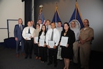 Rear Adm. J.R. Wolfe, Program Executive for Aegis Ballistic Missile Defense (BMD) recently applauded the efforts of NSWCDD’s Aegis team for “exceptional support provided while reviewing the Aegis Ashore Missile Defense System (AAMDS) Baseline 9.B1.0.0.1E in Romania during Operational Deployment.”

NSWCDD’s leadership presented the team members with awards during the last quarterly Management Forum held in May.  Awardees included Annabelle Bequio, Tracy Blake, Carolyn Blakelock, Ronald DeClute, Stephen “Pete” Gaither, Mike Gammill, Jolymar Gonzalez-Esteves, David Hayes, Michael Huang, Joe Janney and Hitendra Thakkar. 
