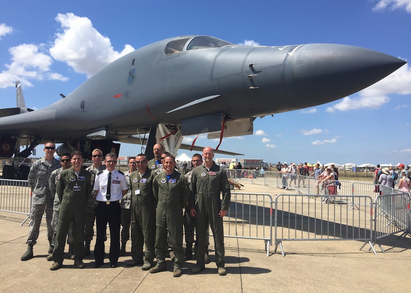 B1 aircrew, maintainers support air show in France > Dyess Air Force