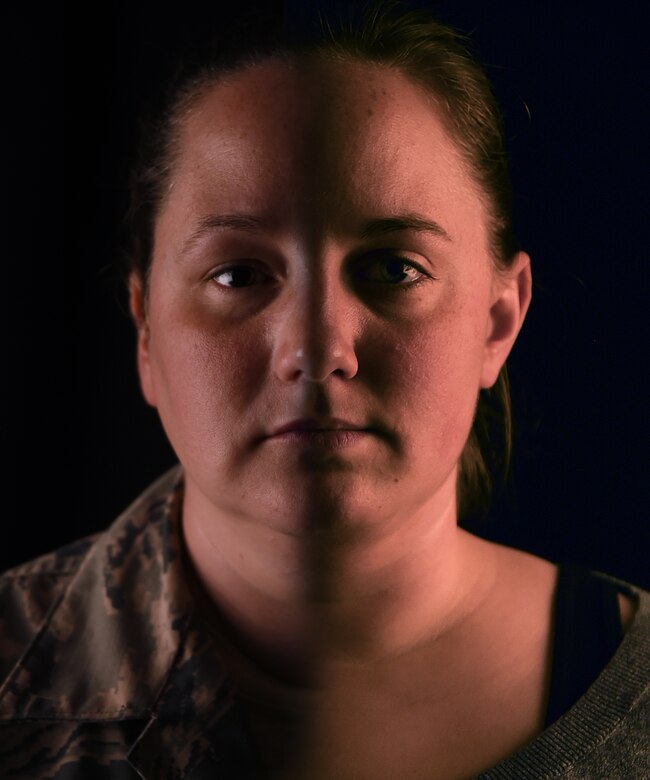 Staff Sergeant Jamie Engle (left) and her spouse Jamie Engle (right) shared a covert relationship until the repeal of Don't Ask, Don't Tell. (U.S. Air Force Photo Illustration by Senior Airman Joshua R. M. Dewberry)