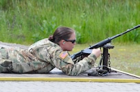 U.S. Army Reserve Sgt. Ashley Redd, an Information Technology Specialist, with 
324th Expeditionary Signal Battalion, Bravo Co., based at Fort Warden, Ga., loads a 
5.56 Beryl Rifle during a friendly marksmanship competition with Polish Army Soldiers at the Warszawska Brygada Pancerna Range in Warsaw, Poland, May 28.