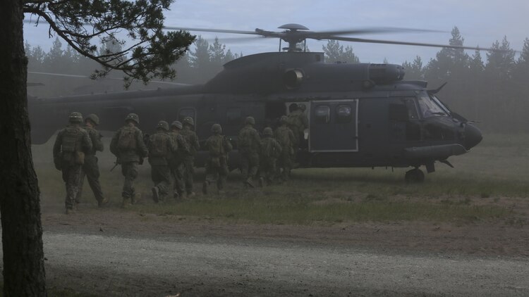 Approximately 200 U.S. Marines conducted combat enhancement and foreign integration training as part of an exercise in the Baltics, June 6-8, 2016. More than 6,000 troops and 17 NATO allies and partner nations participated in BALTOPS 16 to enhance international relationships and combined abilities to counter transnational threats.