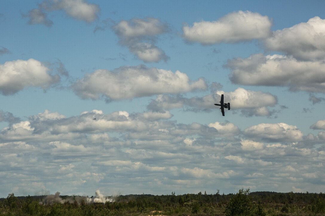 Multinational force standards allow NATO troops to apply firepower at the precise moment needed at Adazi Military Base, Latvia, June 18, 2016. Exercise Saber Strike 16  was an exercise with more than 10,000 service members from the U.S. and 12 NATO partner nations. 
