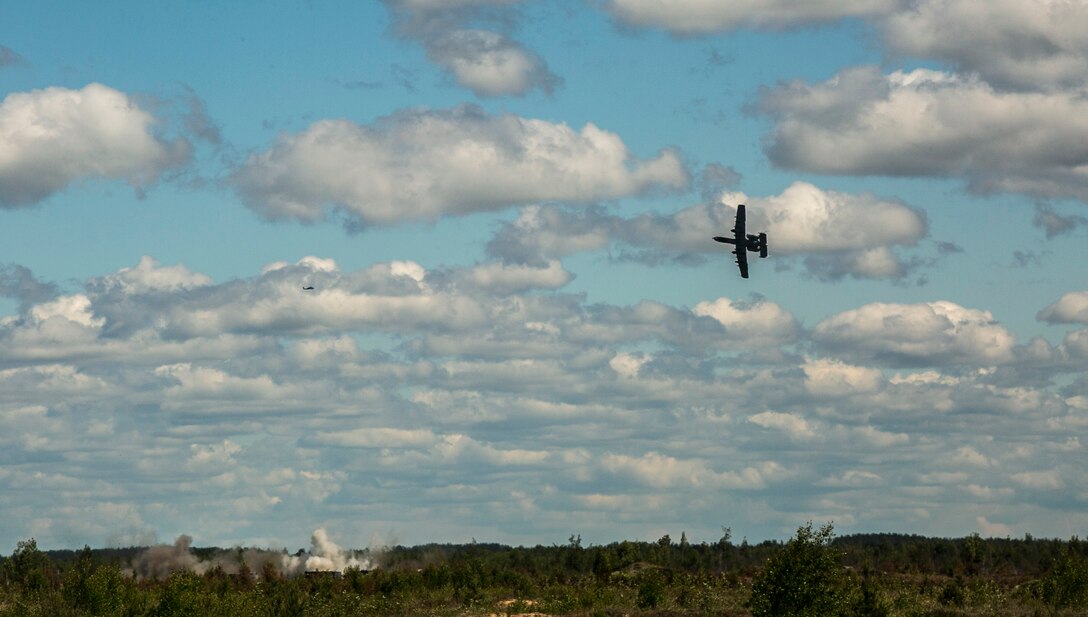 Multinational force standards allow NATO troops to apply firepower at the precise moment needed at Adazi Military Base, Latvia, June 18, 2016. Exercise Saber Strike 16  was an exercise with more than 10,000 service members from the U.S. and 12 NATO partner nations. 
