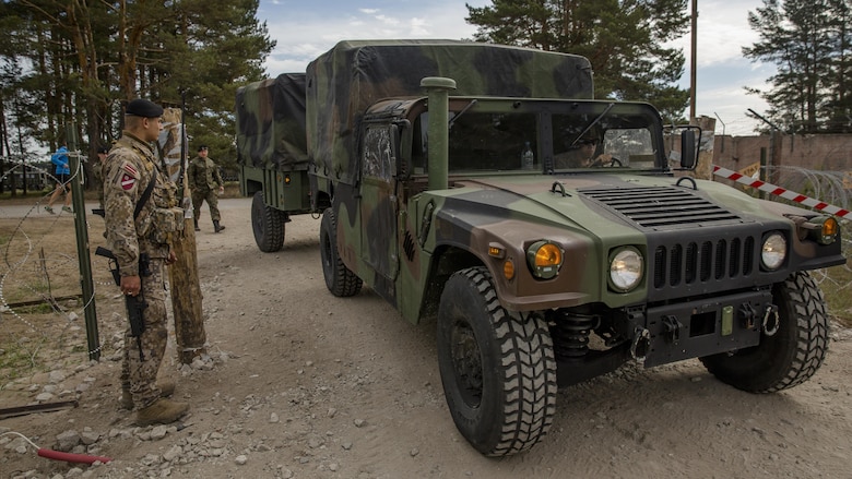 Multinational force standards allow NATO troops to apply firepower at the precise moment needed at Adazi Military Base, Latvia, June 18, 2016. Exercise Saber Strike 16  was an exercise with more than 10,000 service members from the U.S. and 12 NATO partner nations. 
