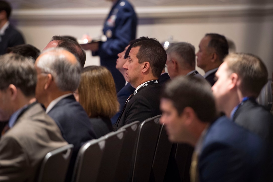 Audience members listen as Defense Secretary Ash Carter provides keynote remarks at the Center for a New American Security's annual conference in Washington, D.C., June 20, 2016. DoD photo by Air Force Senior Master Sgt. Adrian Cadiz