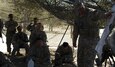 Soldiers from the 341st Military Police Company, of  Mountain View, California, receive feed back and conduct an after action review after returning from a training mission during Combat Support Training Exercise (CSTX) at Fort Hunter-Liggett, California, on 17 June. 54 units from across the U.S. Army Reserve, National Guard, Active Army, U.S. Air Force, U.S. Navy, and Canadian Army participate in the 84th CSTX of the year, CSTX 91-16-02, hosted by the 91st Training Division. (Photos by Spc. Victoria Friend)