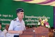 U.S. Air Force Maj. General Michael Compton, Air National Guard Assistant to the commander, Pacific Air Forces, Joint Base Pearl Harbor-Hickam, congratulates the Pacific Angel 16-2 Team on a job well done June 20, 2016, in Kampot Province, Cambodia. The relationships built and sustained in the Indo-Asia-Pacific region through engagements such as Pacific Angel help the United States’and Cambodia’s humanitarian efforts and in preserving peace and stability in the region. (U.S. Air Force photo by Senior Airman Omari Bernard/Released)