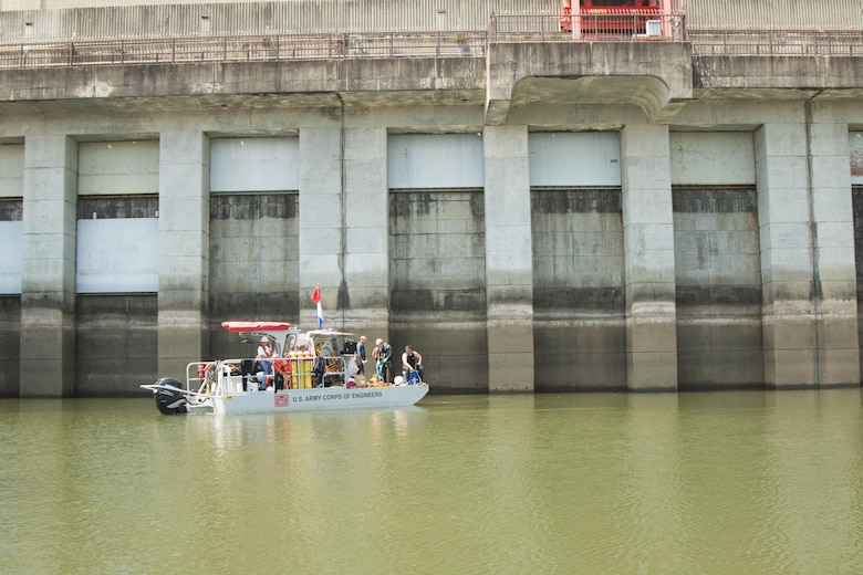 The St. Stephen Powerhouse recently underwent maintenance for the turbine generators that produce power. Underwater divers were called in to complete the work below the surface of the water.