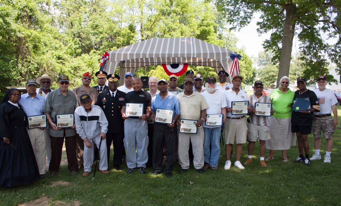 As part of the commemoration of the 50th anniversary of the Vietnam War, Dix recognized 23 Vietnam veterans with commemoration pins and certificates.