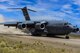 A C-17 Globemaster III, assigned to the 17th Weapons Squadron, Nellis Air Force Base, Nevada, lands on an airstrip in the Nevada Test and Training Range during Joint Forcible Entry Exercise, June 16, 2016. JFEX is meant to be a challenge for aircrews and ground combat units involved, it's just as much an evaluation of the mission leadership's ability to efficiently integrate ground forces and dissimilar aircraft into one 