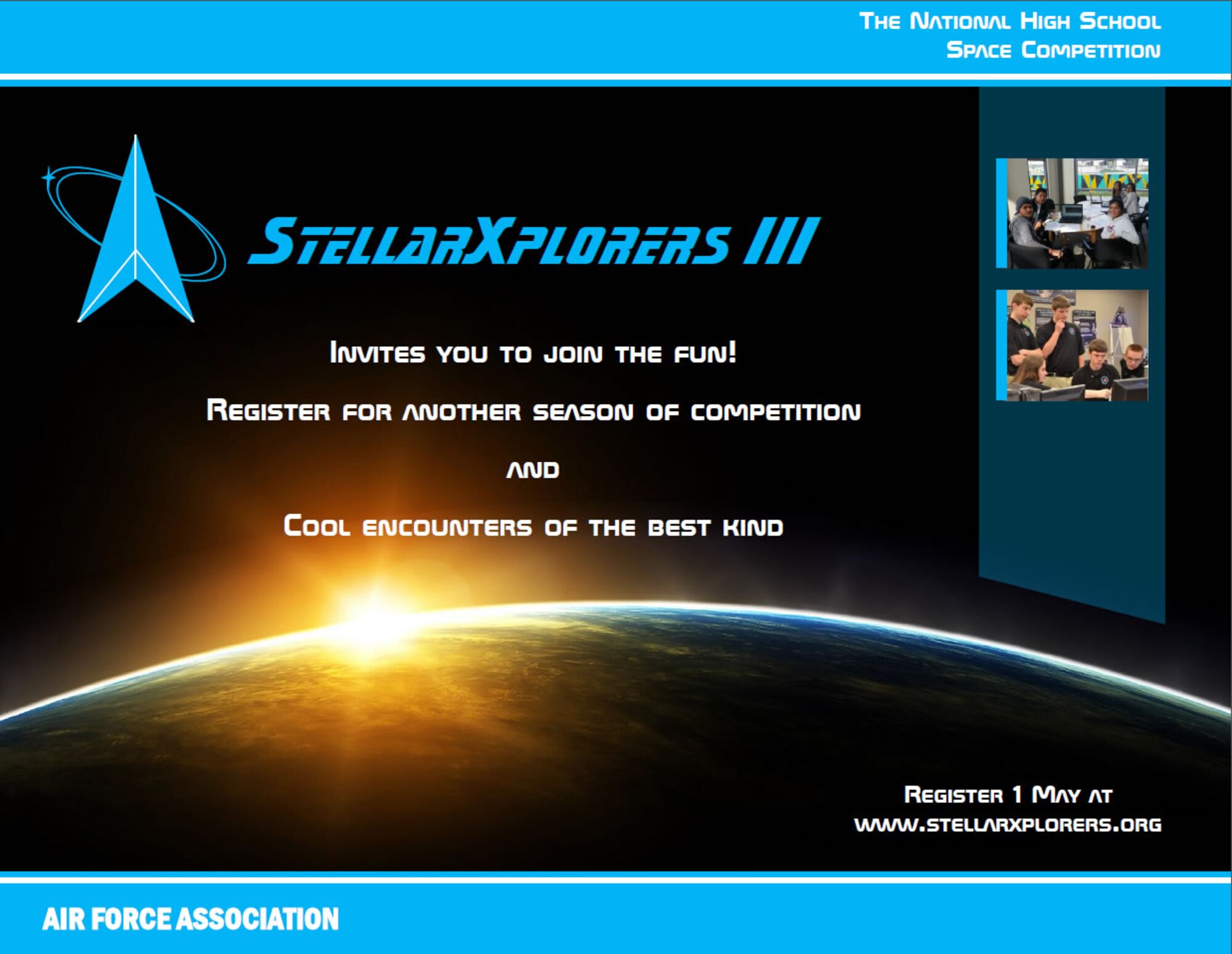 Air Force Association's StellarXplorers  graphic. (Courtesy photo illustration)